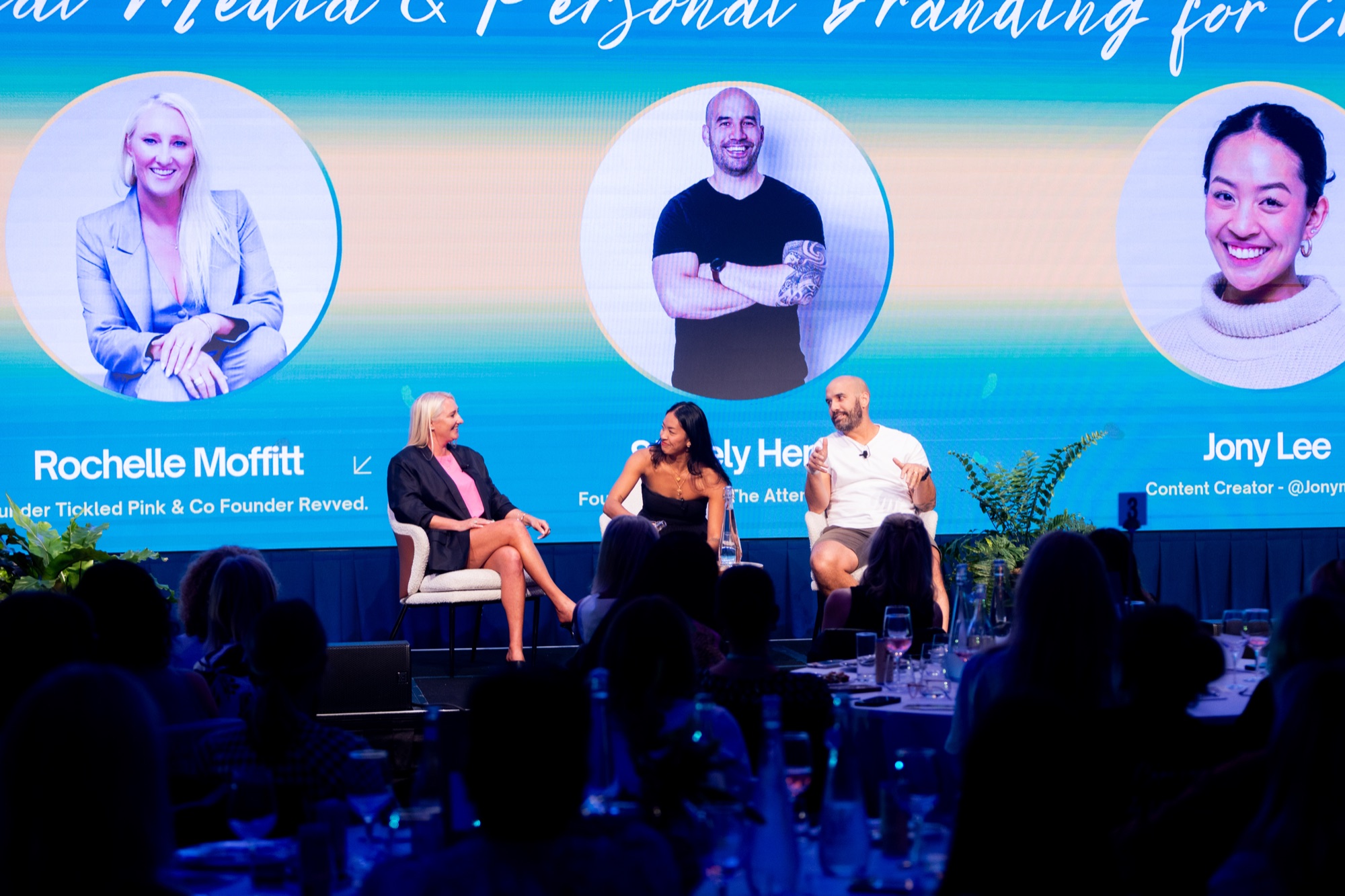 Panel discussion about personal branding for event professionals