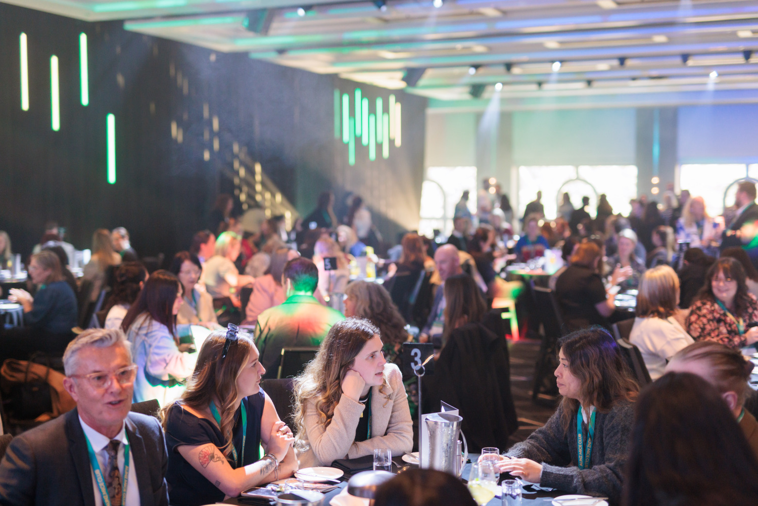 The room filled with event professionals at the Sydney lunch