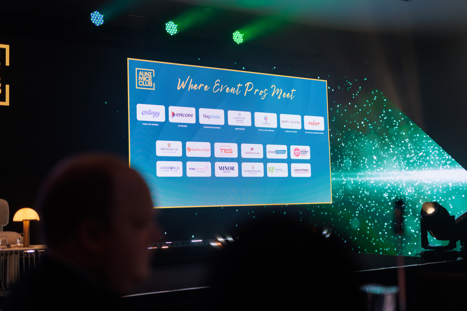 AUNZ MICE Club stage and partner presentation in Sydney